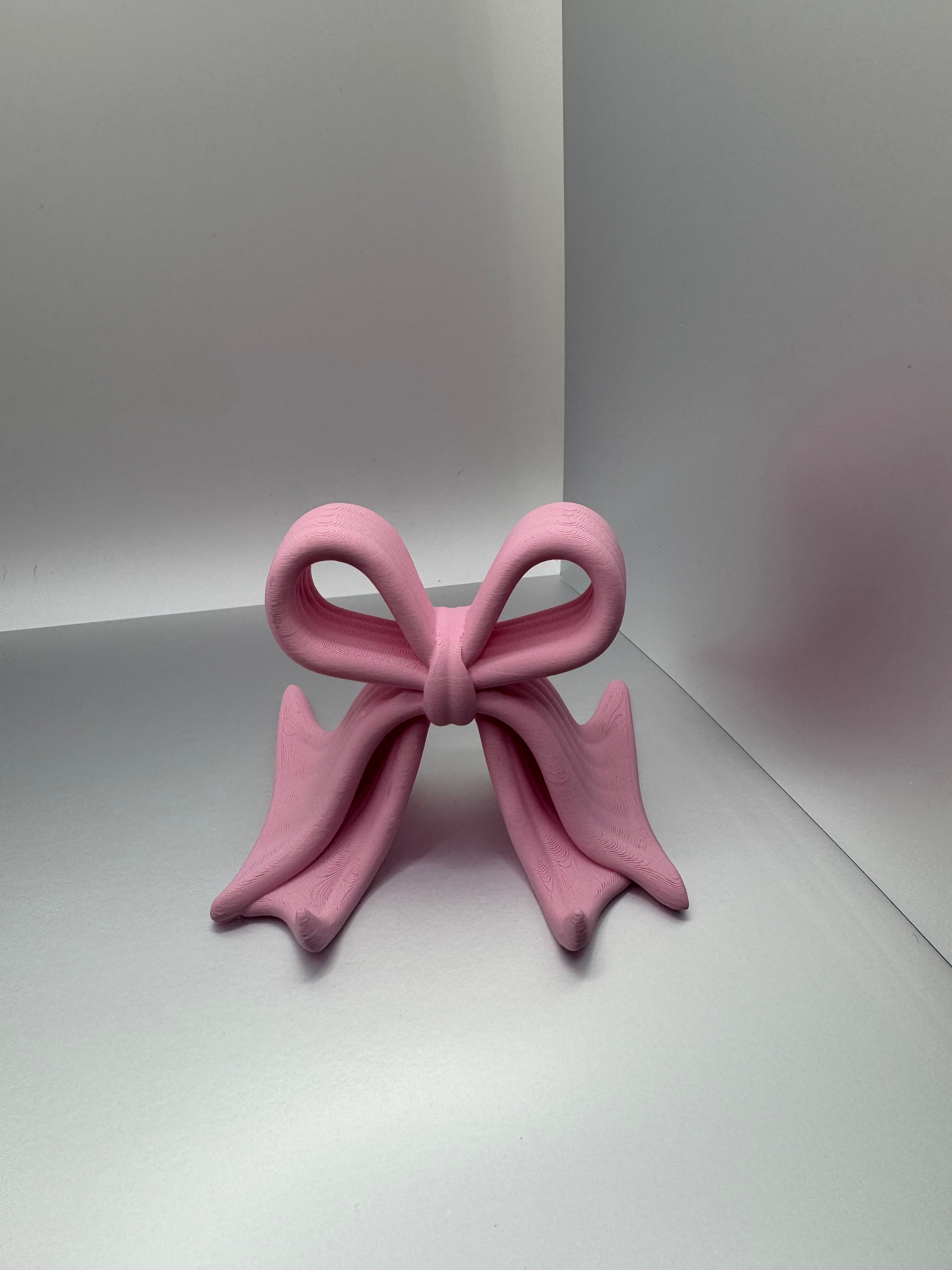 Bow Shape Coquette Phone Stand Phone Holder in Pink Color for Stylish Display