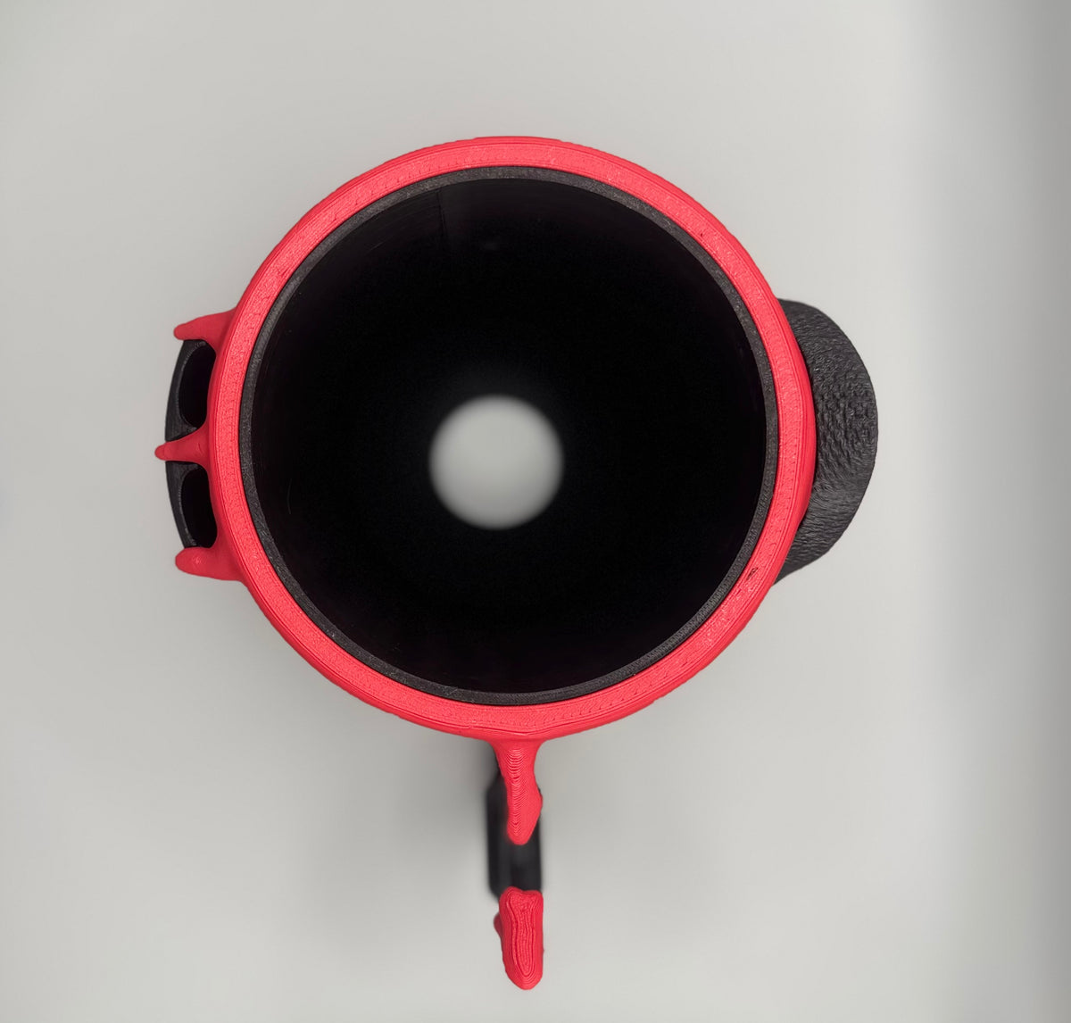Scream Ghost Face Ice Cream Holder with Spoon Rest Slot - Unique Design for Ice Cream Lovers