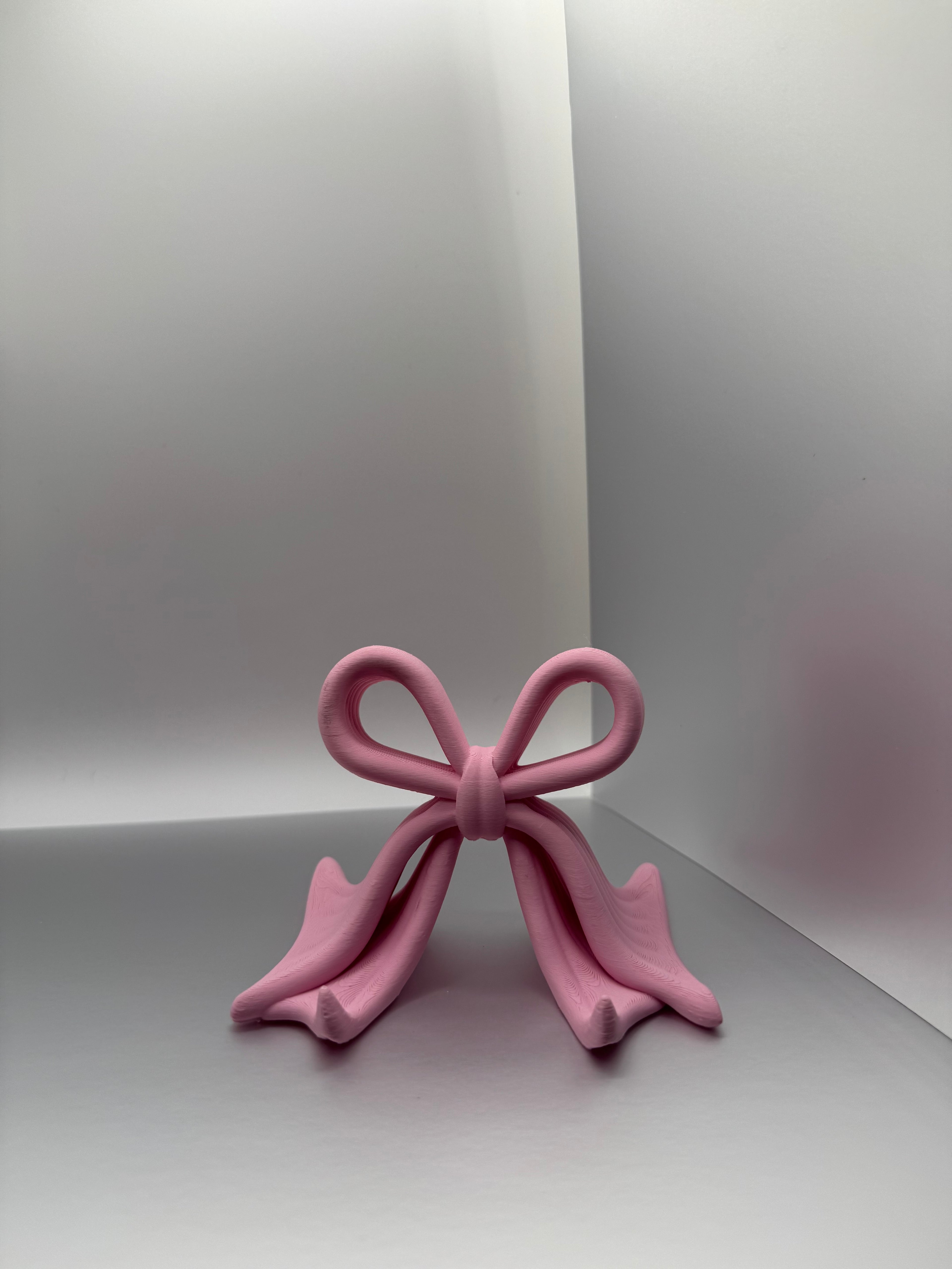 Bow Shape Coquette Phone Stand Phone Holder in Pink Color for Stylish Display