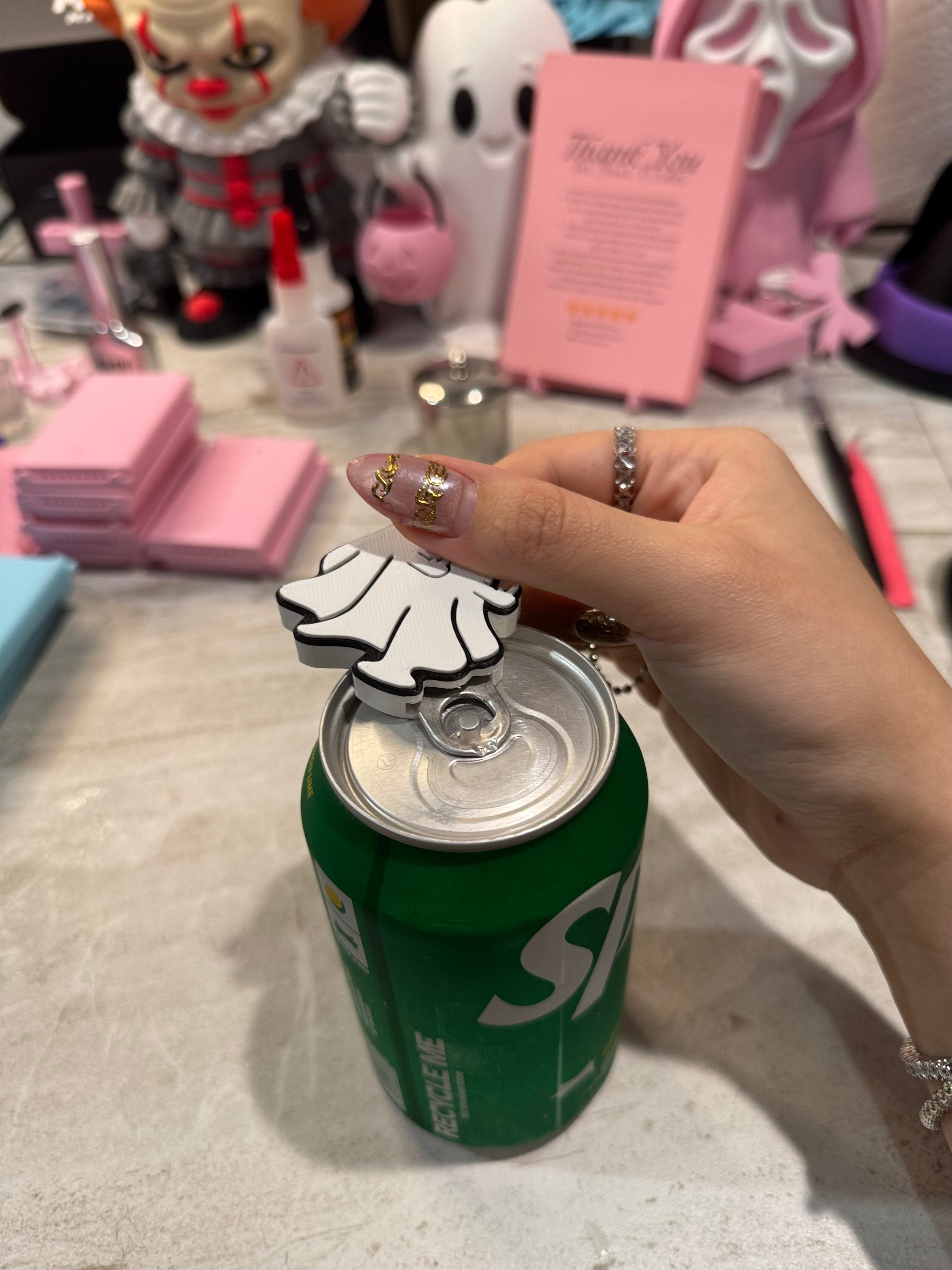 Ghost Sassy Ghost Can Opener, Nail Saver for Long Nails