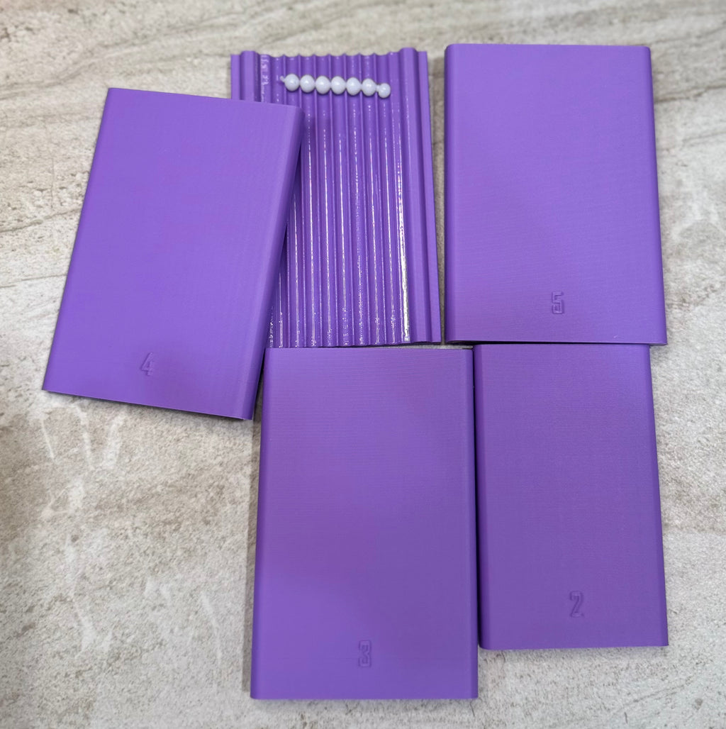 [Lavender Purple] Viral 3D Gel Sculpting Roller Nail Tool – Nail Art Roller for 3D Gel Designs 2mm, 3mm, 4mm and 5mm