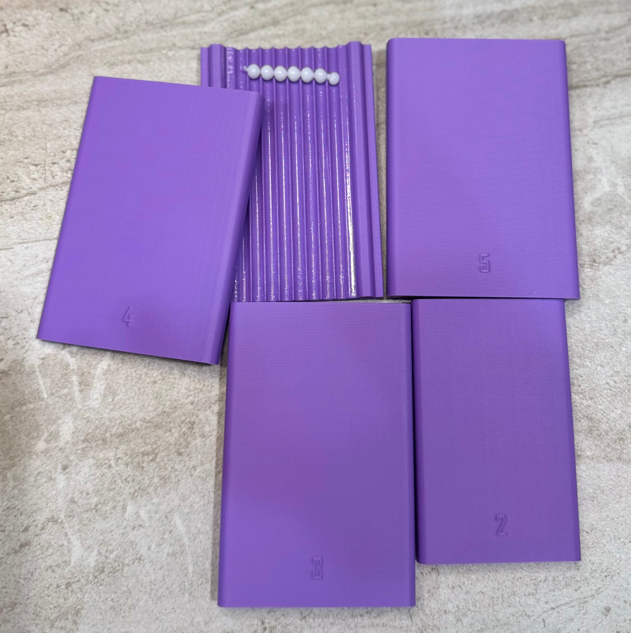 [Lavender Purple] Viral 3D Gel Sculpting Roller Nail Tool – Nail Art Roller for 3D Gel Designs 2mm, 3mm, 4mm and 5mm