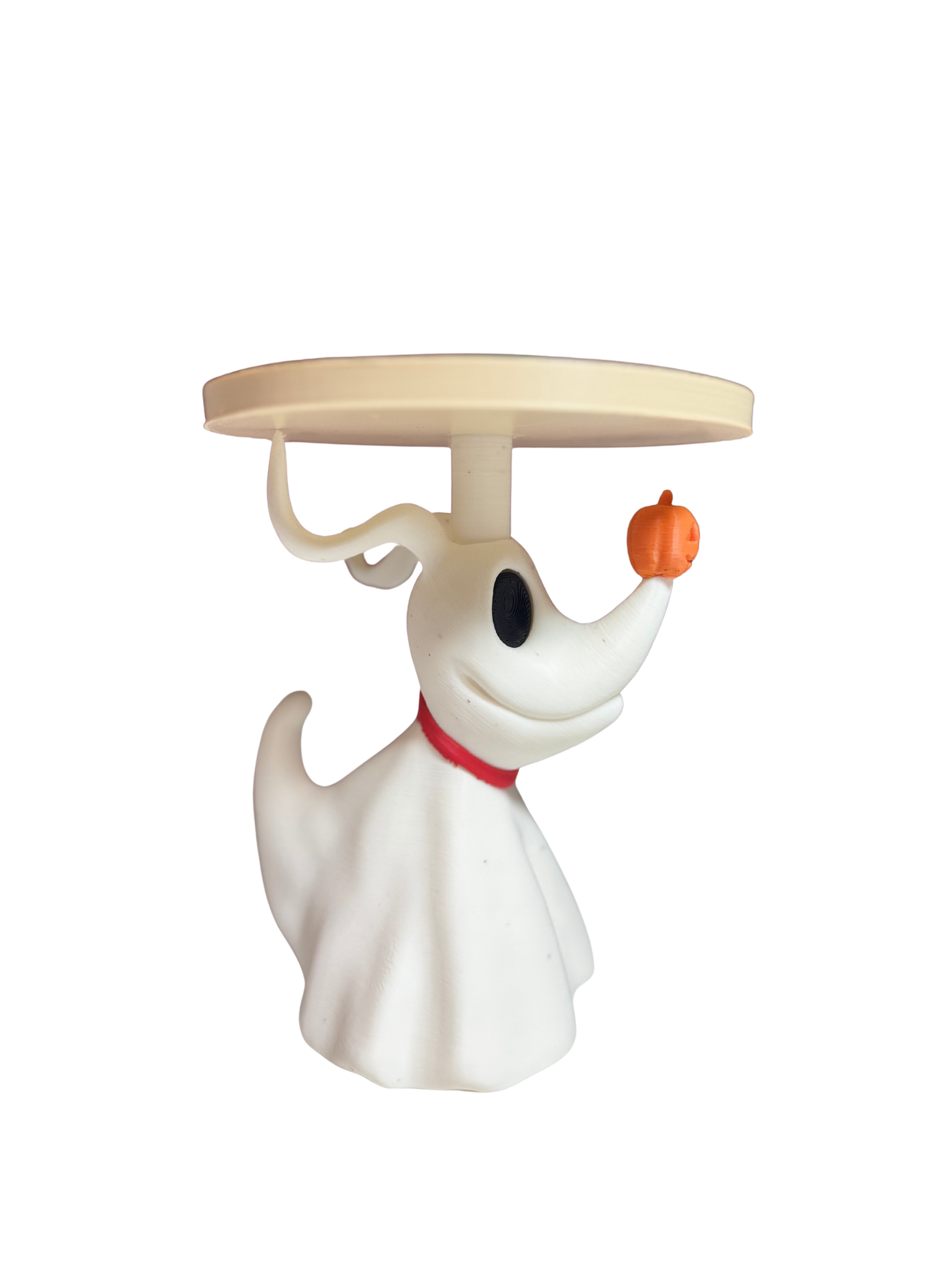 Zero Halloween Dog Candle Holder - Festive Design with Pumpkin Detail for Halloween Decor