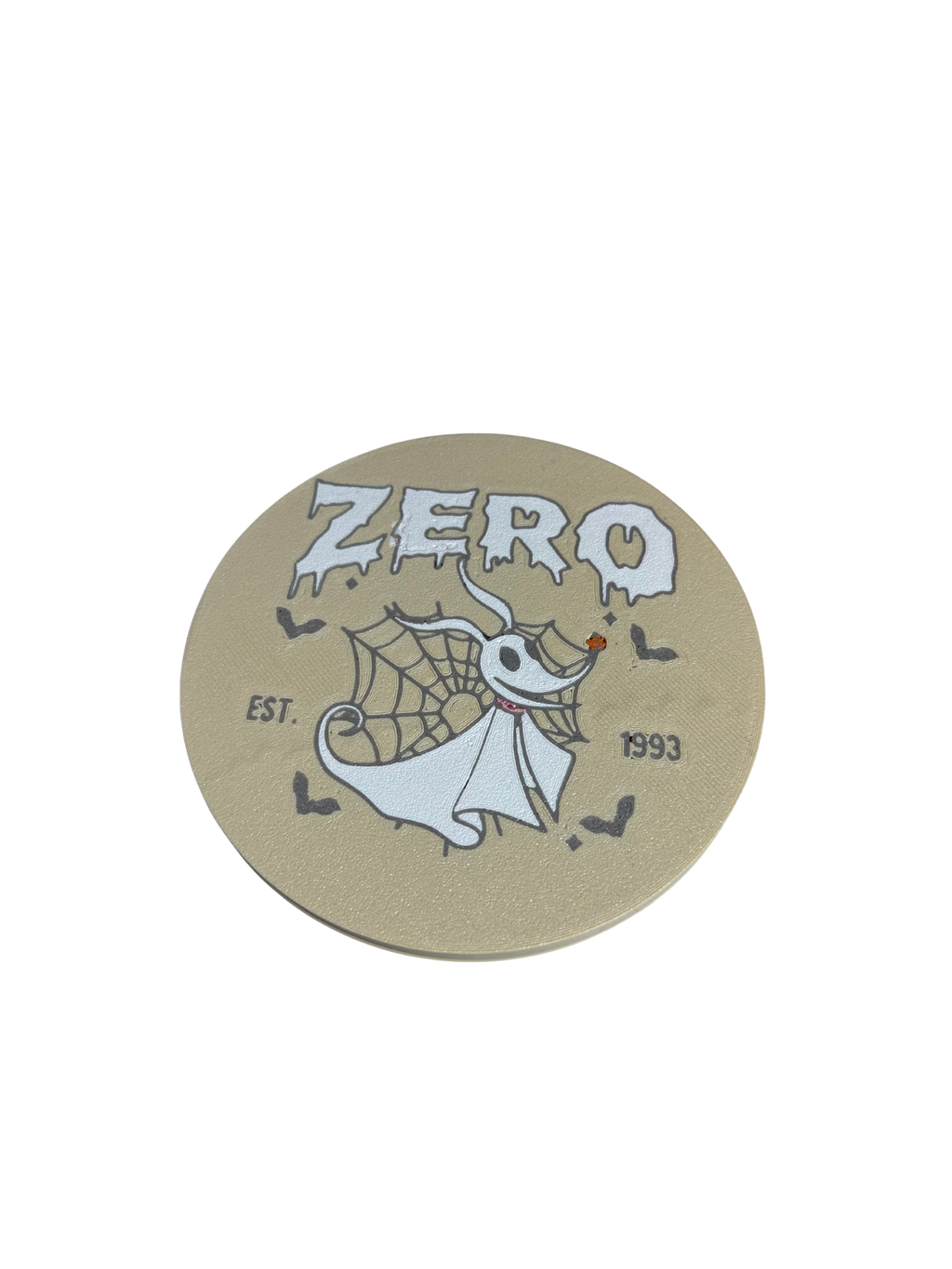 Zero Halloween Dog Candle Holder - Festive Design with Pumpkin Detail for Halloween Decor