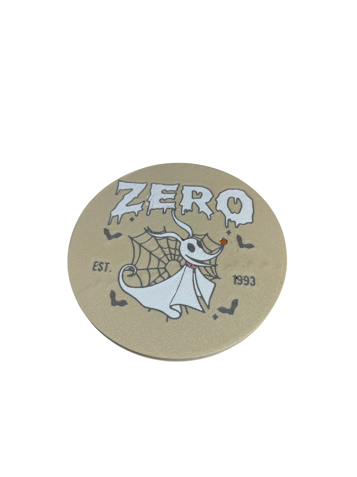 Zero Halloween Dog Candle Holder - Festive Design with Pumpkin Detail for Halloween Decor